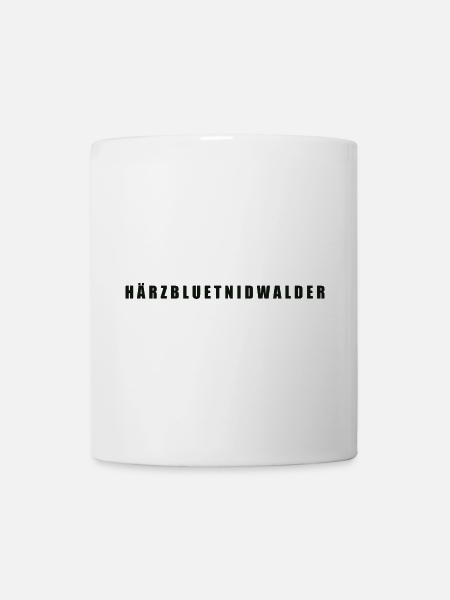 Härzbluetnidwalder Kanton Nidwalden - Tasse - Weiß