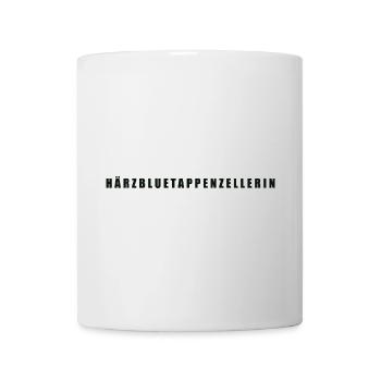 Härzbluetappenzellerin Appenzell - Tasse - Weiß - Vorne