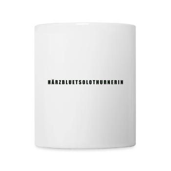 Härzbluetsolothurnerin Kanton Solothurn - Tasse - Weiß - Vorne