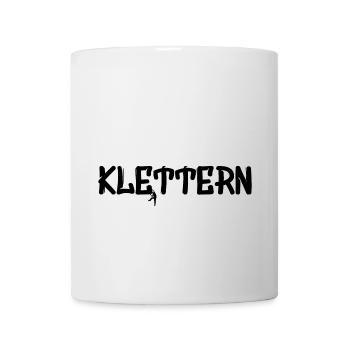 Klettern - Tasse - Weiß - Vorne