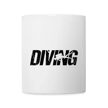 Tauchen Dive Diving - Tasse - Weiß - Vorne