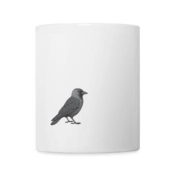 Mâcher le choucas des tours - Mug blanc - blanc - Devant