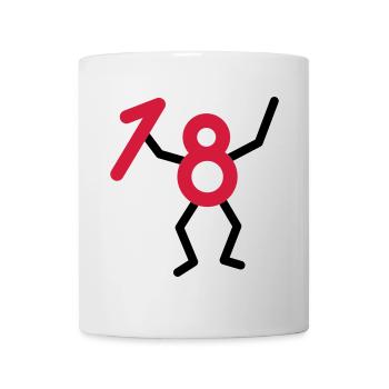 Endlich18 ! - Tasse - Weiß - Vorne