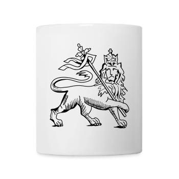 Lion of judah, ancient version by skashirts - Tasse - Weiß - Vorne
