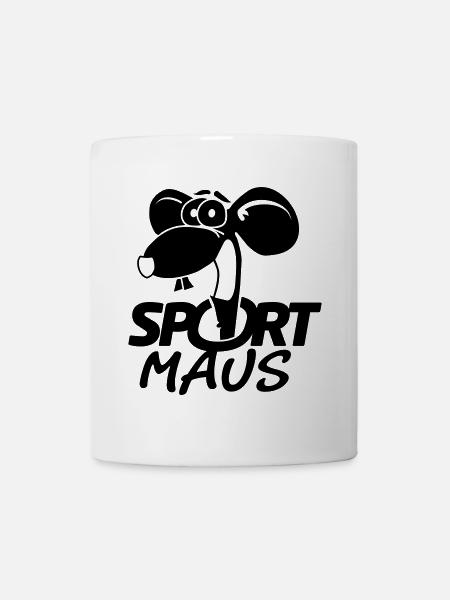 Sportmaus negative - Mug - white