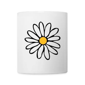 Margeriten - Tasse - Weiß - Vorne