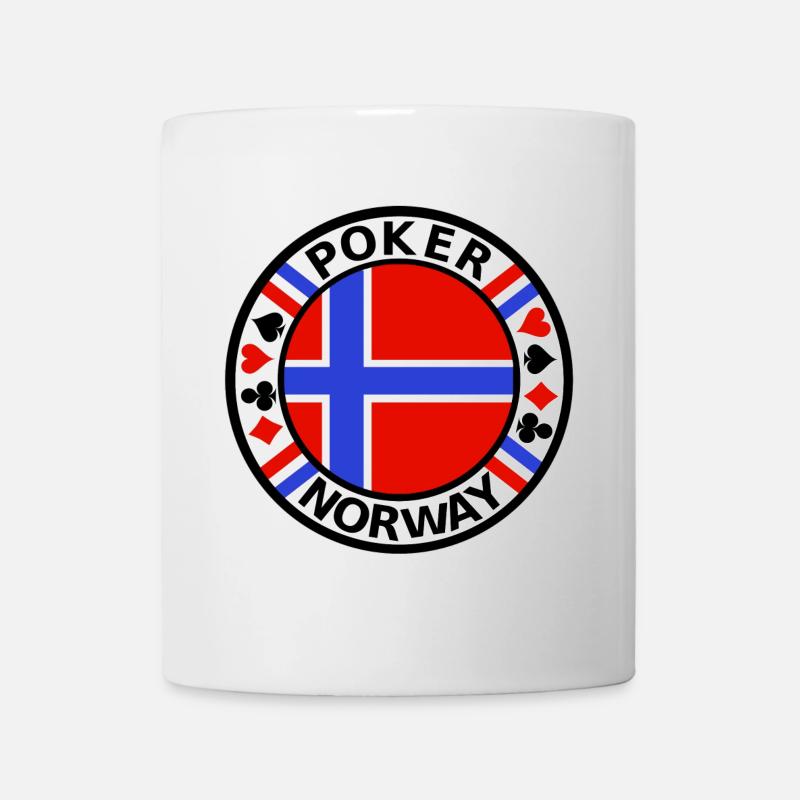 Poker Norway - Mug blanc - blanc