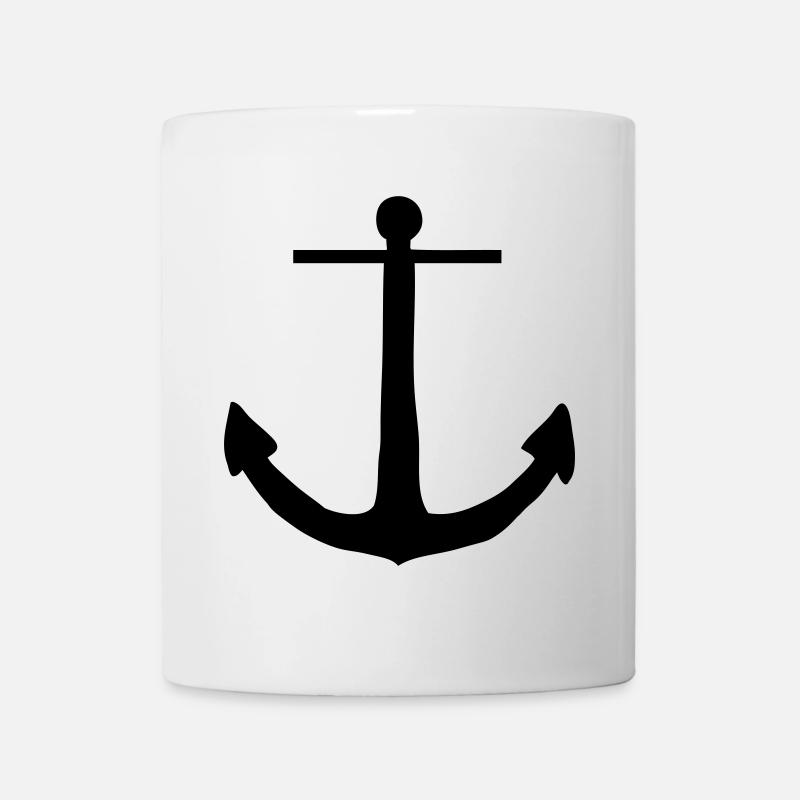 anker - Tasse - Weiß