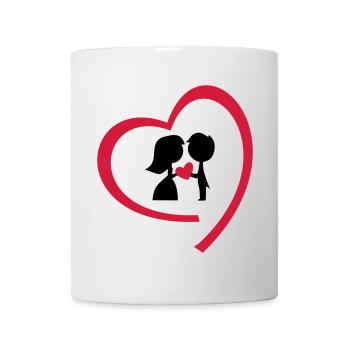 jeunes mariés - Mug blanc - blanc - Devant