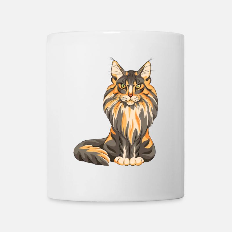 Maine Coon - Tasse - Weiß