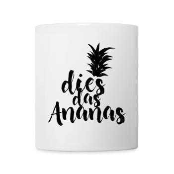 dies das Ananas - Tasse - Weiß - Vorne