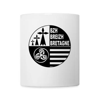 Breirzh Bretagne - Mug blanc - blanc - Devant