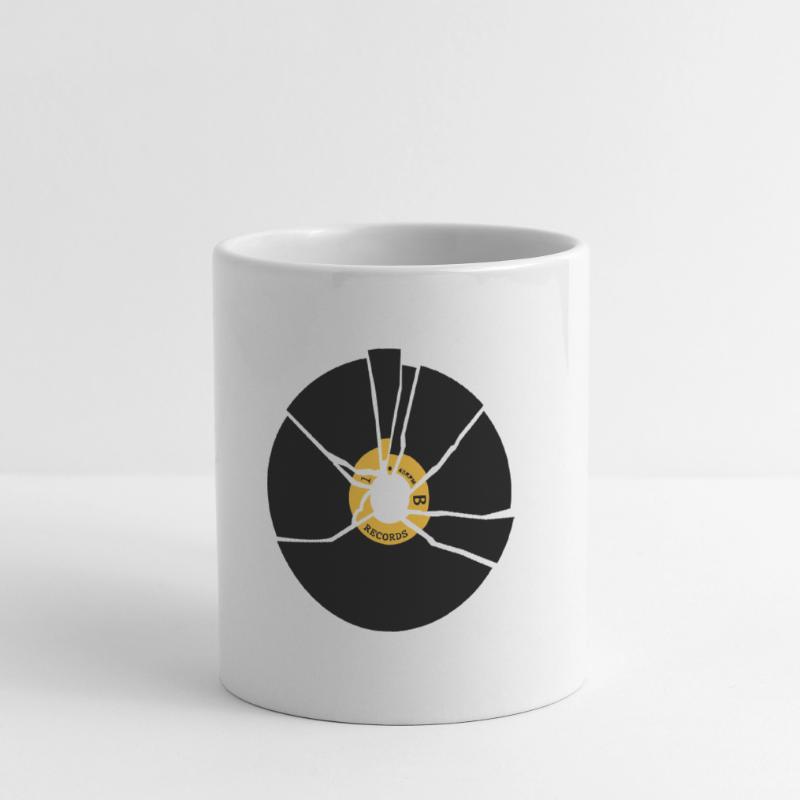 broken record vinyl cd Mug