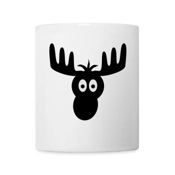 Rentier, Weihnachten - Tasse - Weiß - Vorne