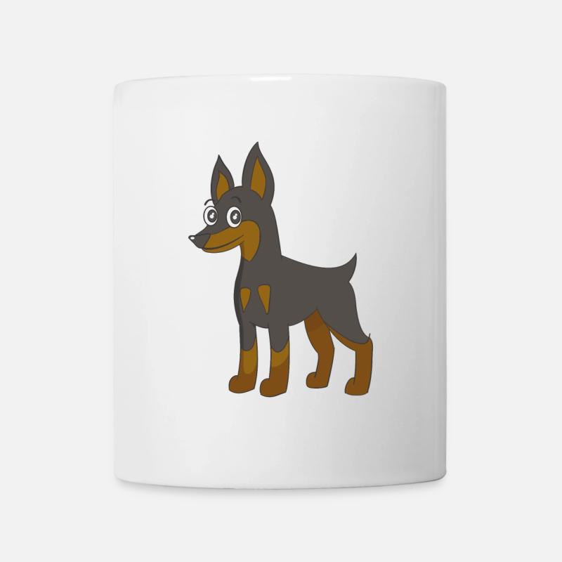 Deutscher Pinscher - Tasse - Weiß