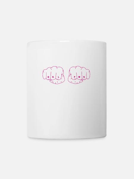 Girl Power femme forte - Mug blanc - blanc