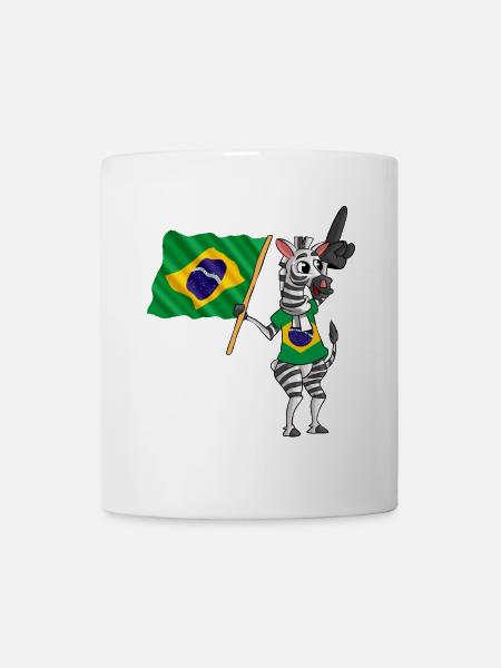 Brasilianer Zebra - Tasse - Weiß