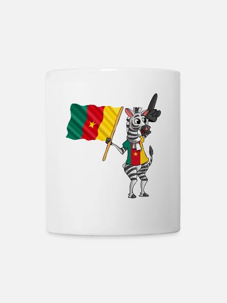 Zebra camerounais - Mug blanc - blanc