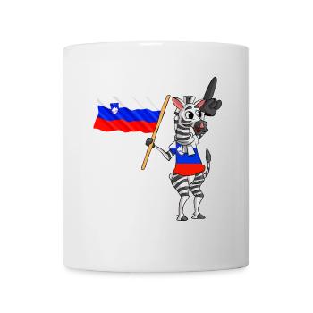 Slowene Zebra - Tasse - Weiß - Vorne