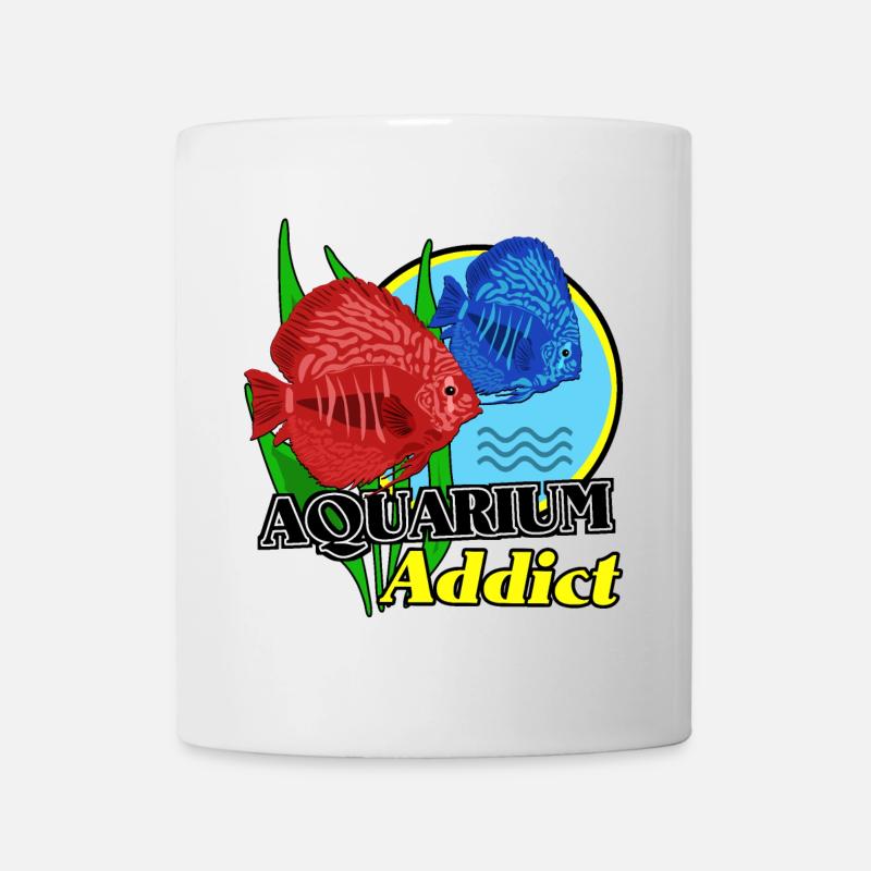 Aquarium Addict: Colorful Fish - Mug - white