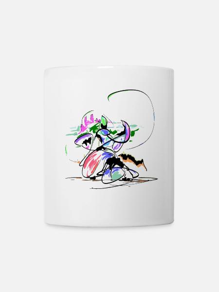 Zauberer Abstrakt - Tasse - Weiß