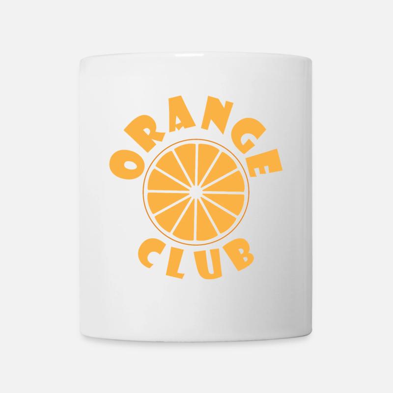 Orange Club - Mug - white