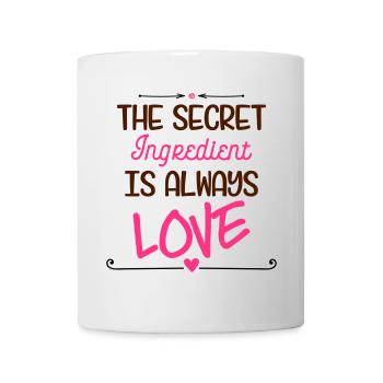 Geheime Zutat Liebe - Tasse - Weiß - Vorne