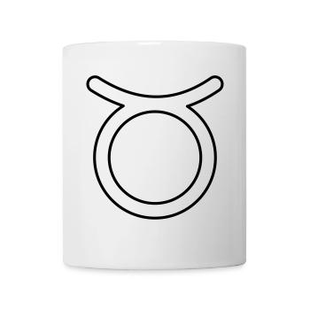 Taurus zodiac constellation zodiac sign - Mug - white - Front