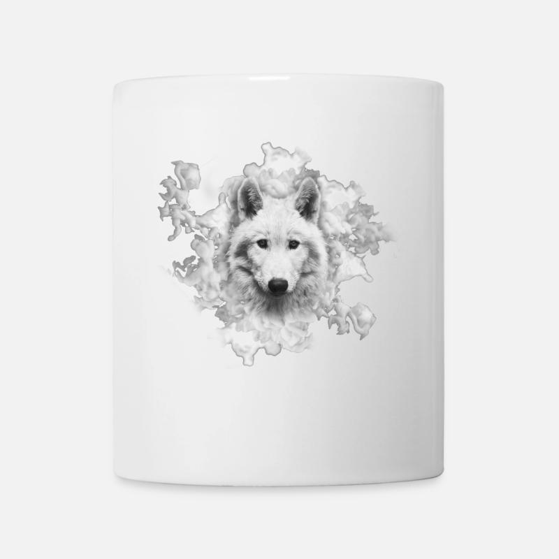 Wolf - Tasse - Weiß