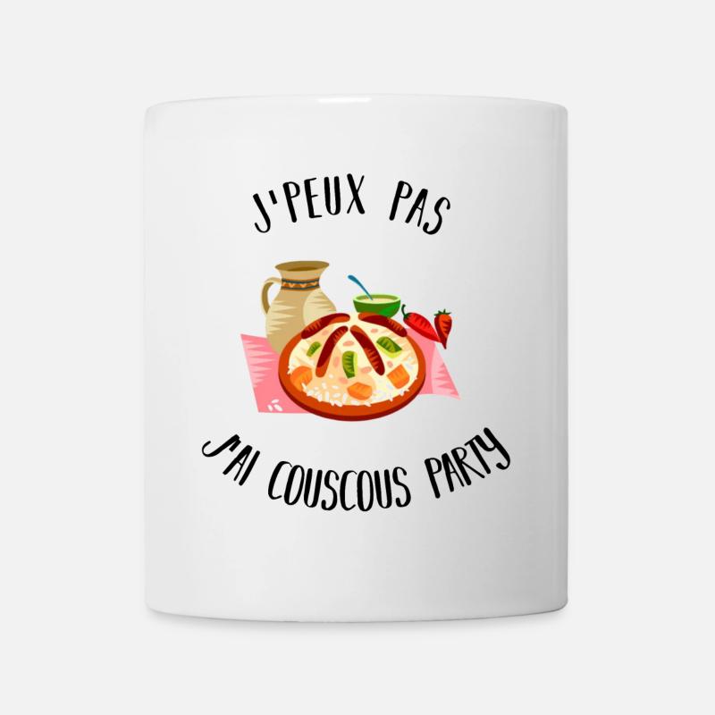J'peux Pas J'ai Couscous Party  - Mug blanc - blanc