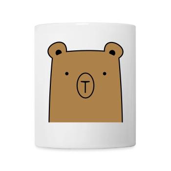 Ours ours idée cadeau ours câlin - Mug blanc - blanc - Devant