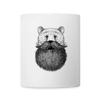 Ours ou barbe - Mug blanc - blanc - Devant