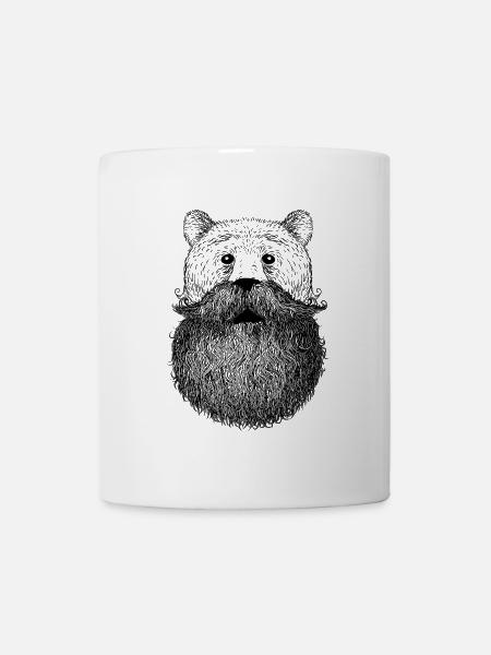 Bear or beard - Mug - white