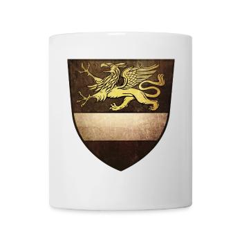 Rostock | Vintage Style | Greif - Tasse - Weiß - Vorne