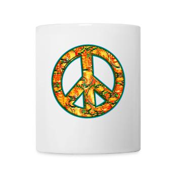 Peace - Tasse - Weiß - Vorne
