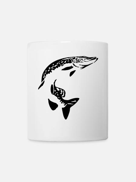 Hecht - Tasse - Weiß