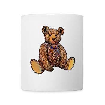 Aquarell Ted - Tasse - Weiß - Vorne