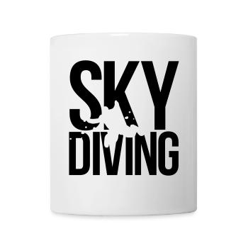 Parachutisme parachutisme - Mug blanc - blanc - Devant