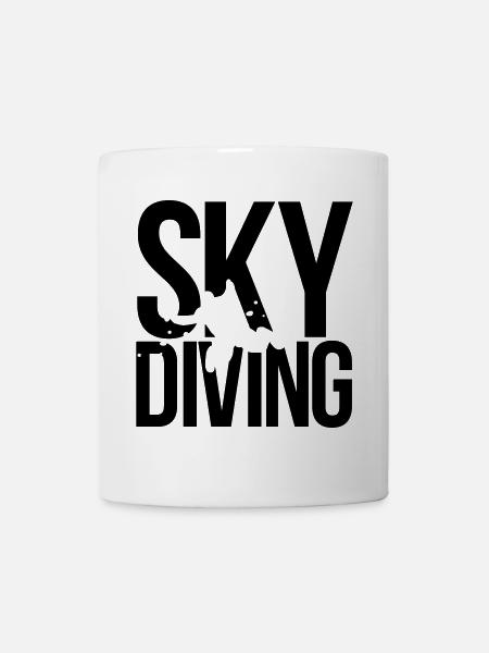 Parachutisme parachutisme - Mug blanc - blanc