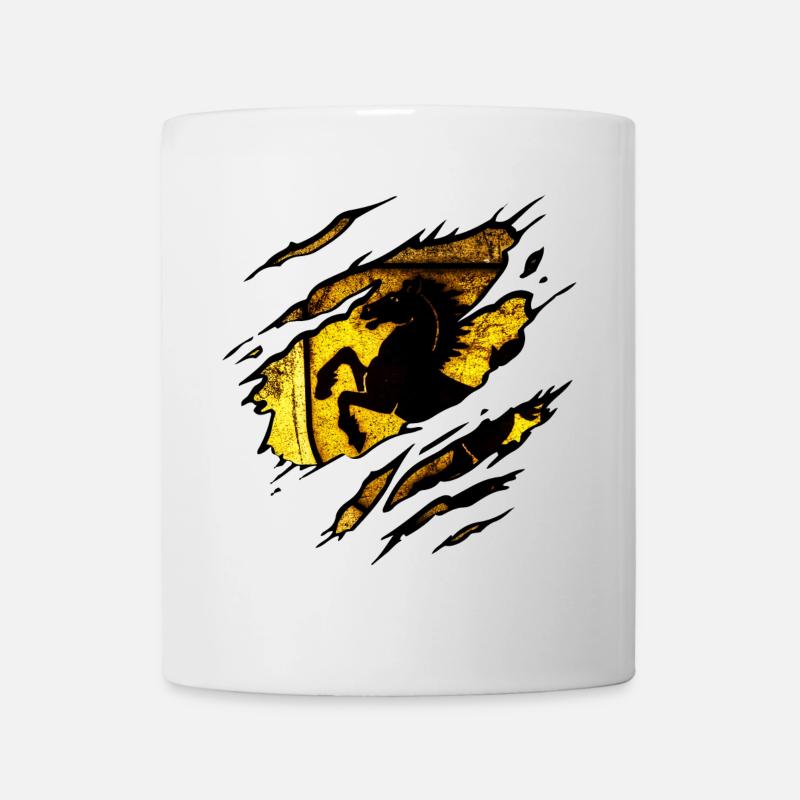 Stuttgart - Stuttgart Zerrissen - Tasse - Weiß
