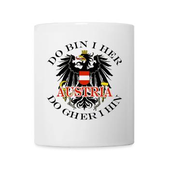 Do bin i her Austria Austria Coat of Arms - Mug - white - Front
