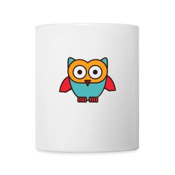 Owls Design - Cute Owl - Mug - white - Front