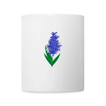 Flowers Spring Hyacinth Blue - Gift Idea - Mug - white - Front