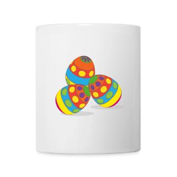 Easter eggs, easter, happy easter, happy eastern - Mug - white - Front