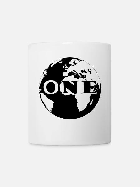 ONE WORLD - Mug - white