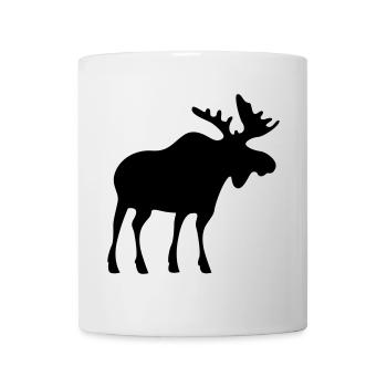 moose elk elch - Tasse - Weiß - Vorne