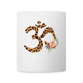 Leopard Om - Mug - white - Front