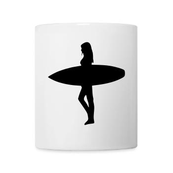 Surfergirl - Tasse - Weiß - Vorne