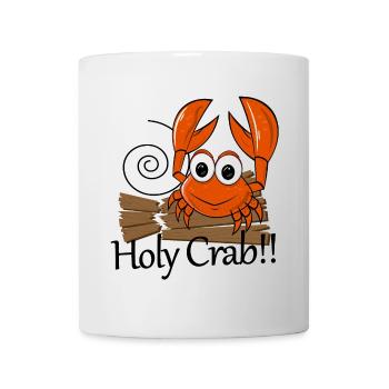Holy Crab Pun Crab - Mug - white - Front