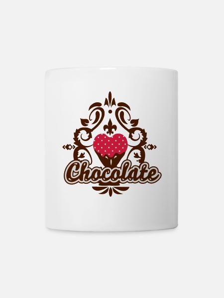 Schokoladen Design - Tasse - Weiß